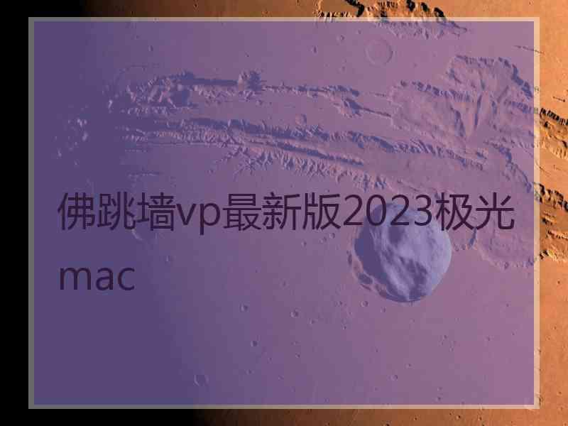 佛跳墙vp最新版2023极光 mac