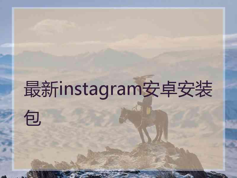 最新instagram安卓安装包