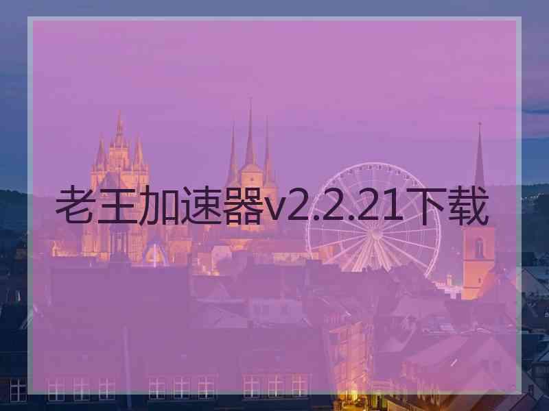 老王加速器v2.2.21下载